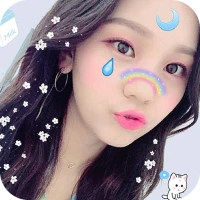 Live Face Sticker Sweet Camera